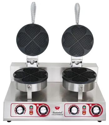 Produktbild von Beeketal Gastro Waffelautomat Waffeleisen BWA-2P