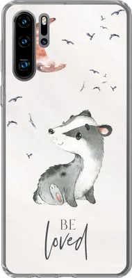 Produktbild von MuchoWow® Handyhülle Schutzhülle Hülle für Telefoonhoesje Huawei P30 Pro Zitate - Geliebt werden - Sprichwörter - Kind - Jungen - Mädchen - Aquarell Silikon Softcase Handy Hülle - Schutzdeckel