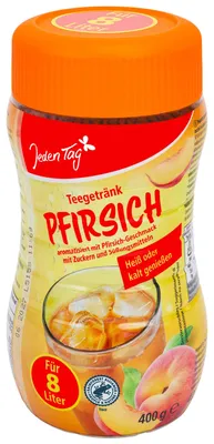 Obrázek produktu pro Každodenní broskvový čajový nápoj instantní příprava 400g balení