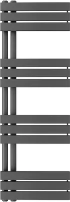 Produktbild von Aquabad Badheizkörper Fornax 40x115cm 461W Anthrazit Mittelanschluss 50mm - Ohne Heizstab / Ohne Heizstabelement