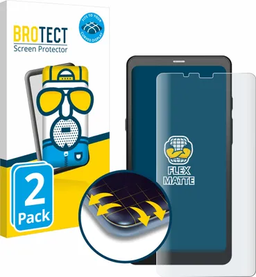 Produktbild von 2x BROTECT Fullscreen Schutzfolie für Boox Palma 2 Displayschutz Folie Fullcover Matt Entspiegelungsfolie