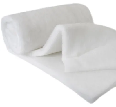 Produktbild von Volumenvlies 400g /m² Meterware 160cm BREIT 40mm Polstervlies Watte für Babydecke Polsterwatte Rollenware Vlieswatte Füllung