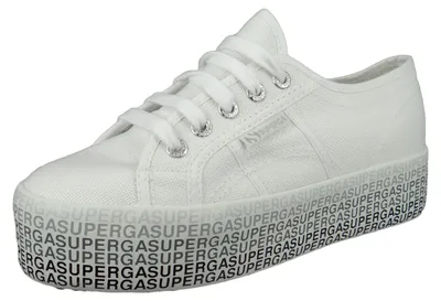 Produktbild von Superga Sneaker S111TPW 2790 COTU Minilettering A69 White black