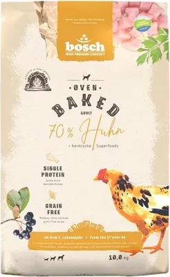 Produktbild von bosch Tiernahrung Oven Baked Adult 70 % Huhn, Adult, Huhn, 10 kg