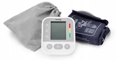 Produktbild von Huslog Oberarm-Blutdruckmessgerät mit Display und Sprachfunktion, ARM-30E+