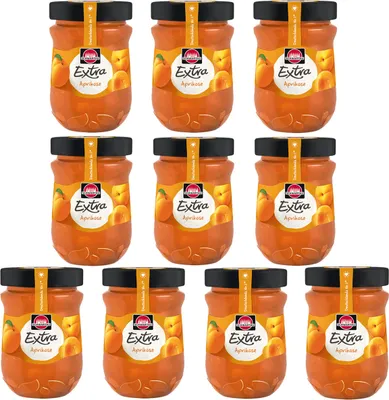Produktbild von Schwartau Extra Aprikose Frühstück Fruchtaufstrich 340g 10er Pack