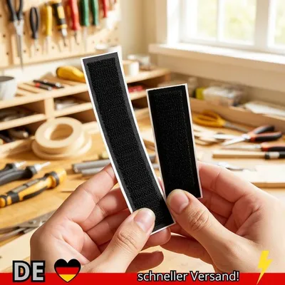 Produktbild von 25 Meter Starkes Selbstklebendes Klettverschlussband Nylon-Aufkleber