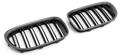 Kühlergrill Sport Grill Gitter Carbon Look für BMW 7er F01 F02 F03 F04 2008-2015 – Produktansicht