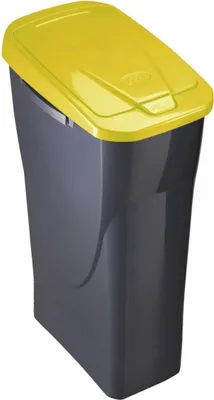 Produktbild von Recycling-Abfallbehälter Mondex Ecobin Gelb Mit Deckel