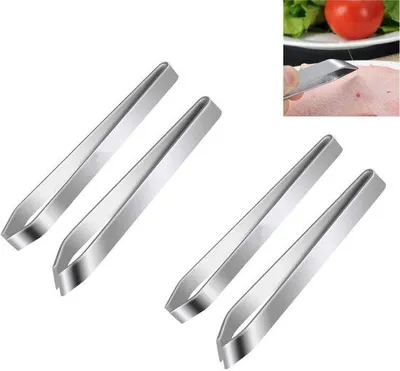 Produktbild von Professionelles Küchenpaket - Zink - Multifunktionspaket - Geeignet für Fisch, Fleisch und Hähnchen - 4 Stück