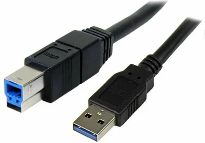 Obrázek produktu pro StarTech.com 3m, USB 3.0-A - USB 3.0-B, 3 m, USB A, USB B, USB 3.2 Gen 1 (3.1 Gen 1), Samec/samec, Černá
