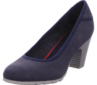Image de s.Oliver : Escarpins pour femmes, talon bloc, bout arrondi, taille 37 (Europe)