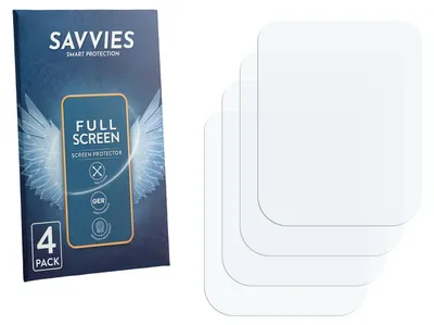 Produktbild von 4x Savvies Fullscreen Schutzfolie für Insta360 X6 Displayschutz Folie Fullcover Klar Transparent