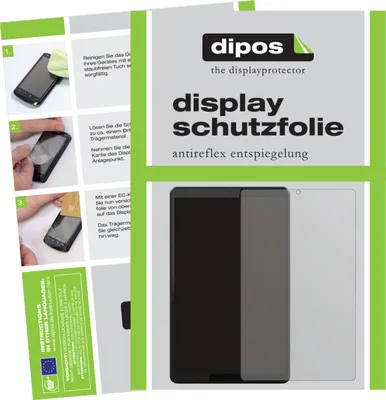 Produktbild von 1x Schutzfolie für Lenovo Smart Tab M8 matt Displayschutzfolie Folie Display Schutz dipos