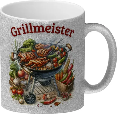 Produktbild von Grillmeister Glitzer-Kaffeebecher