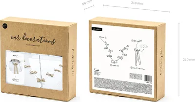 Produktbild von PartyDeco ZDS2-KARTON, Dekoration, Beige, Universal, Unisex, 10 Stück(e)