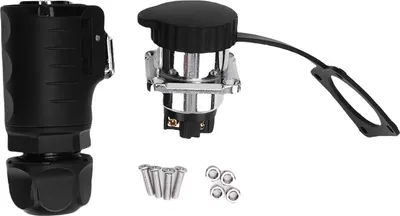 Produktbild von Industrieller wasserdichter Steckverbinder, 25 A, 4-poliger Stecker und Buchse, IP68, männlich, weiblich, Luftfahrtkabel mit quadratischem Flanschsitz