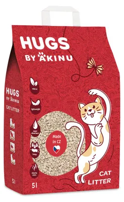 Obrázek produktu pro HUGS BY AKINU Křemelinové stelivo pro kočky 5 l