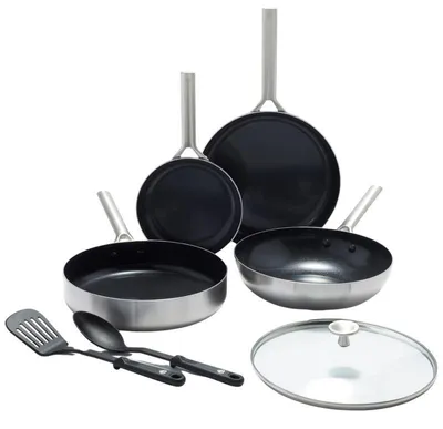 Productafbeelding van Blue Diamond pannen set, 7-delig, met keramische anti-aanbaklaag