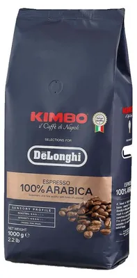 Obrázek produktu pro De’Longhi Kimbo Espresso 100% Arabica, 1 kg
