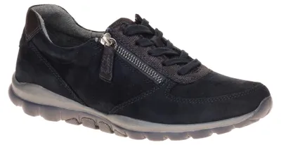 Image de Gabor RollingSoft : chaussures de sport à lacets, couleur bleu, pour le quotidien, neuves