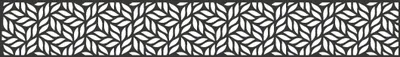 Produktbild von GroJa Designeinsatz Leafs - Aluminium Anthrazit 180x30 cm