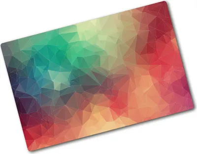 Produktbild von Tulup Glas Herdabdeckplatte - 80x52 cm - Glaskeramikkochfeld-Abdeckung Spritzschutz Glasabdeckplatte - Einteilig - Kunst: Modern & Klassisch - Geometrische Figuren - Mehrfarbig