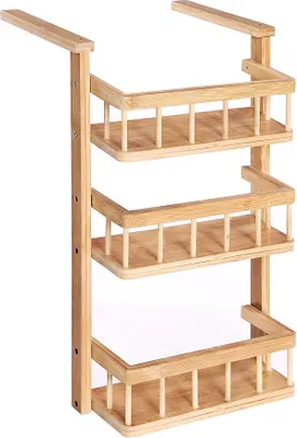 Produktbild von Multifunktionsregal - Kann stehend und hängend verwendet werden - Als Küchen- / Badregal - Hängend an einem (Kühlschrank-) Schrank oder stehend auf dem Boden - Decopatent
