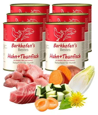 Produktbild von Barkhofen’s Bestes - Huhn+Thunfisch 6x 800g