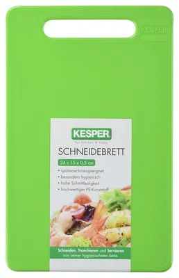 Zdjęcie produktu dla Kesper 30461, Prostokątny, Plastik, Zielony, Monochromatyczny, 240 mm, 150 mm