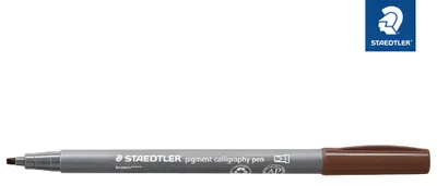 Zdjęcie produktu dla Staedtler pigment calligraphy pen 375, Brązowy, 1 szt.