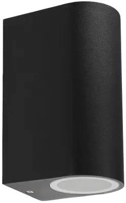 Produktbild von LED-Wandleuchte CTW-2 für 2x GU10 IP44 Gehäuse schwarz