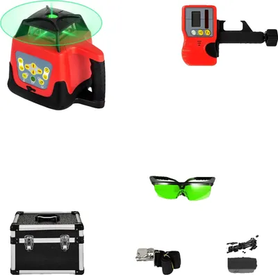 Obrázek produktu pro Rotační laser, 360stupňové skenování, samonivelační, zelený paprsek 2
