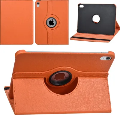 Produktbild von Apple iPad 10.9 (2022) Book Case Tablet - 360 Graden Draaibaar - Orange