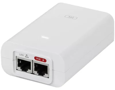 Zdjęcie produktu dla Ubiquiti POE-24-24W, Fast Ethernet, 10,100 Mbit/s, 24 V, 90 - 260 V, 47 - 63 Hz, 1 A