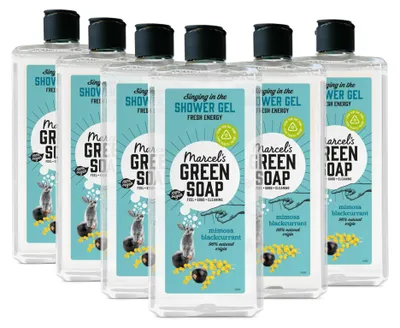 Immagine prodotto di MARCEL'S GREEN SOAP Gel doccia Mimosa e Ribes Nero 300ml x 6 Confezioni