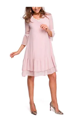 Produktbild von Stylove Minikleid für Frauen Marceli S160 rosa S