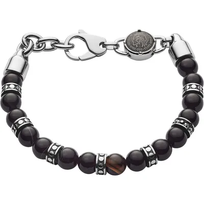Immagine prodotto di Bracciali Diesel Collezione Argento Perline - uomo
