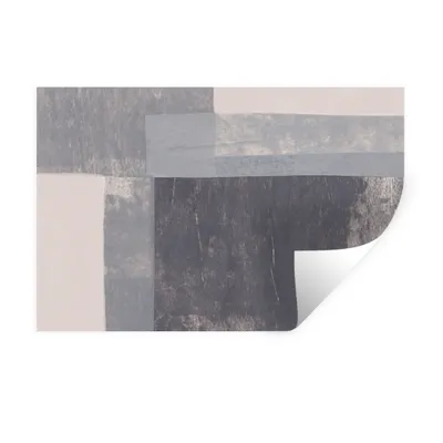 Produktbild von MuchoWow® Wandtattoo Wandsticker Wandaufkleber Formen - Abstrakt - Malerei - Geometrie 120x80 cm Selbstklebend und Repositionierbar - Selbstklebend - Fototapeten