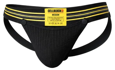 Produktbild von CELLBLOCK 13 Tight End 2" Snap Up Shadow Jockstrap Yellow - Größe XXL
