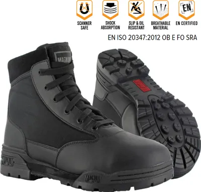Immagine prodotto di MAGNUM Classic Mid - Stivali tattici da uomo Stivali da missione nero M800281-021 , EU 39 UK 6