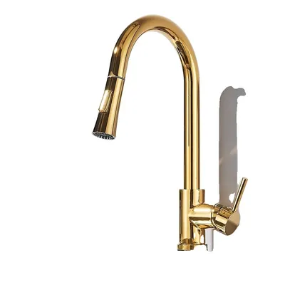 Immagine prodotto di Rubinetteria da cucina, , rotazione a 360°, finitura dorata