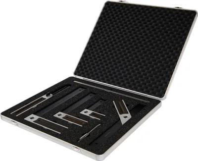Produktbild von Ulmia Präzisions-Winkel-Set Black Edition inkl. Koffer, Präzisionswinkel