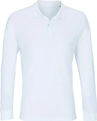 Immagine prodotto di SOLs 04241 | Polo manica lunga unisex Planet Polo manica lunga unisex - Colore: Bianco - Taglia: S