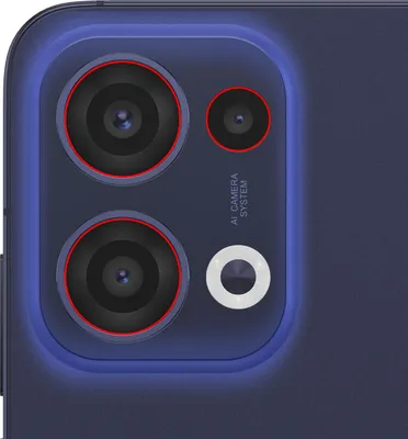Image de Clappio, lentille de caméra Oppo Reno13 Arrière Verre trempé, Noir