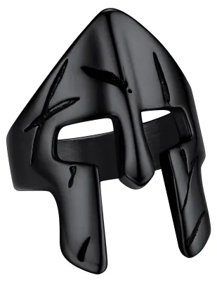 Imagen del producto de Solidchoice - Anillo para casco estilo espartano, fabricado en acero inoxidable, para hombres