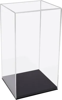 Produktbild von Acrylvitrine für Modellautos und Sammlerstücke - 20 x 20 x 38 cm, transparent