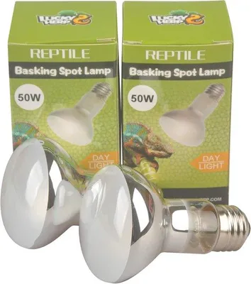 Productafbeelding van Reptielen Spotlampen 50 Watt - Verpakking van 2 Stuks voor Warmte en Licht