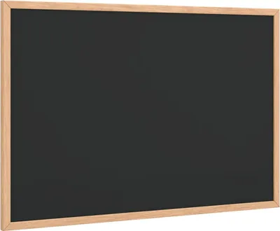 Obrázek produktu pro vidaXL Křídová tabule s rámem z masivního borovicového dřeva černá 60 x 40 cm
