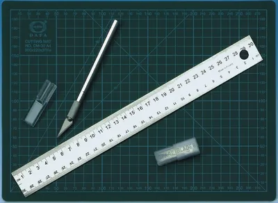 Produktbild von Schneideunterlage Cutting Mat 30 300x220x3mm grün Packung mit 10 Stück